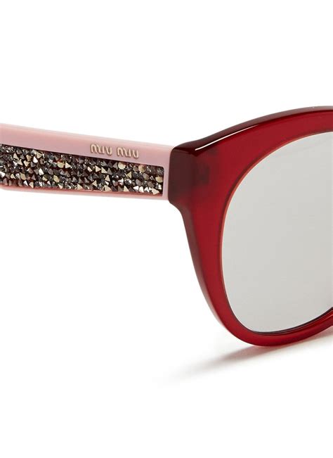 miu miu red frames